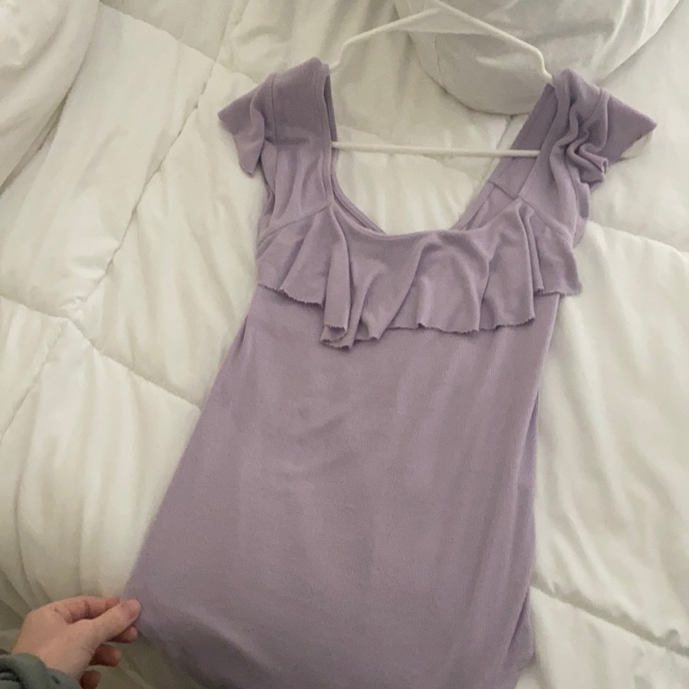 Free people top in lilac new without tags
